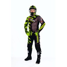 Комплект мотоэкипировки (костюм) Extreme Moto салатовый