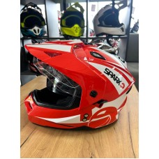 Шлем SPARX dual sport Matador ( JK802 ) красный
