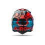 Кроссовый шлем Airoh Wraaap Cyber Oragne Gloss