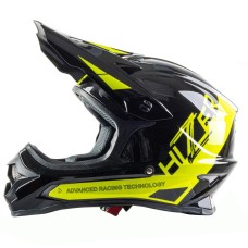 Шлем кроссовый HIZER J6805 #1 (L) black/yellow