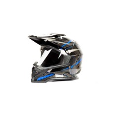Шлем Эндуро HIZER B6197-1 #6 (M) black/blue