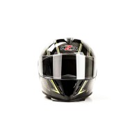 Шлем мото интеграл HIZER B565 #3  black/yellow