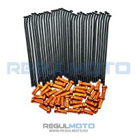 Спицы KTM, Holeshot, Crosstrec, Legend 18" (186х169х4, 192х168х4) ниппель cпицы CNC