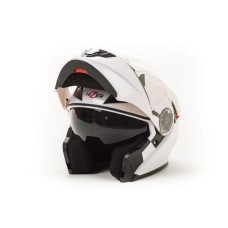 Шлем модуляр HIZER 627 (L) white (2 визора)
