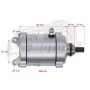 Электростартер двиг. CG150/CB250 (9 зубов) SM-PARTS