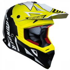 Шлем кроссовый ORIGINE HERO THUNDER HI-VIS (желтый/черный/белый) 2XL