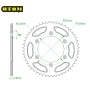 Звезда задняя 520-45 OTOM (KTM, GR7, Avantis, ZM) Стальная JTR897
