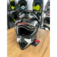 Шлем SPARX dual sport Matador ( JK802 ) черно-серый матовый