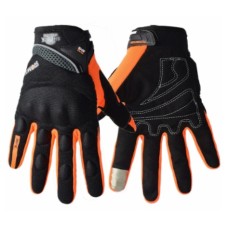 Перчатки мото с защитой Suomy XL Оранжевые