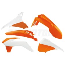 Комплект пластика R-TECH KTM EXC/EXC-F 14-16 оранжевый/белый (R-KITKTM-OEM-495)