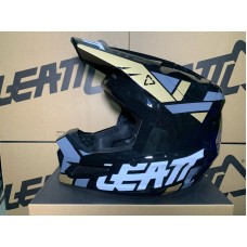 Шлем Кроссовый Leatt Moto 2.5 черно-золотистый