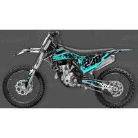 Графика PowerZone бирюзовый/черный для мотоцикла KTM 2020 (ZM, GR8, Avantis)
