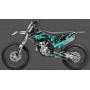 Графика PowerZone бирюзовый/черный для мотоцикла KTM 2020 (ZM, GR8, Avantis)