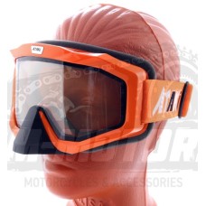 очки мотокросс (двойное стекло) Ataki HB-811 Оранжевые