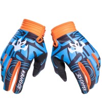 Перчатки кроссовые FASTGOOSE (оранжево-синие)