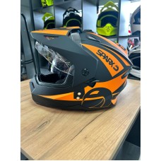 Шлем SPARX dual sport Matador ( JK802 ) оранжевый матовый