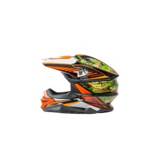 Шлем Кроссовый HIZER J6803 (S) #6 BLACK/NEON/ORANGE