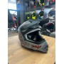 Шлем Детский эндуро Sparx Jet Monster ( WS-905)  (Серо-оранжевый матовый люминесцентный)