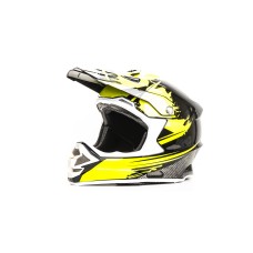Шлем кроссовый HIZER B6195 #2 (XL) black/yellow