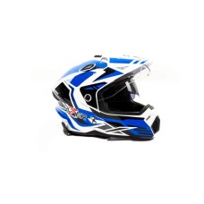 Шлем Кроссовый HIZER J6801 #6 (L) white/blue