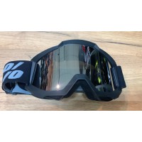 Маска ( очки ) 100% черная с зеркальной линзой