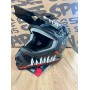 Шлем Детский эндуро Sparx Jet Monster ( WS-905 )  (черный люминесцентный)
