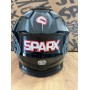 Шлем Детский эндуро Sparx Jet Monster ( WS-905 )  (черный люминесцентный)