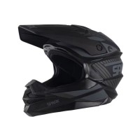 Шлем кроссовый Sparx Fenix Gravity JK6803 ( Черно-Серый матовый )