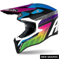 Кроссовый шлем Airoh Wraap Prism Matt