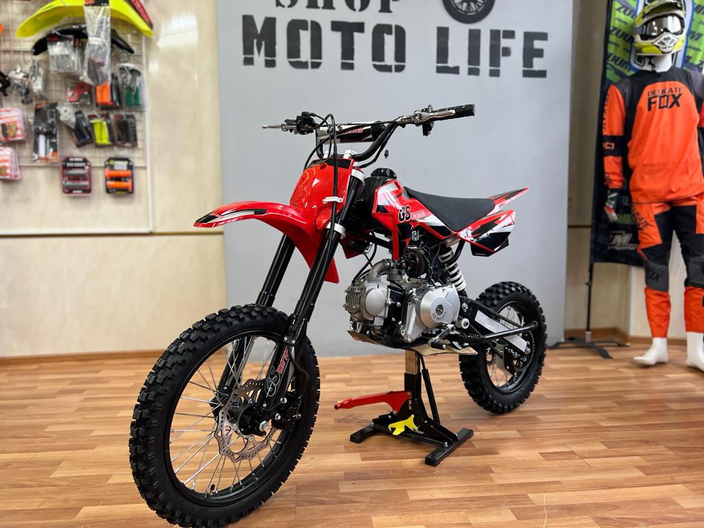 Питбайк GS Motors S12 17/14 E (эл. стартер) красный - Moto Life Shop ...